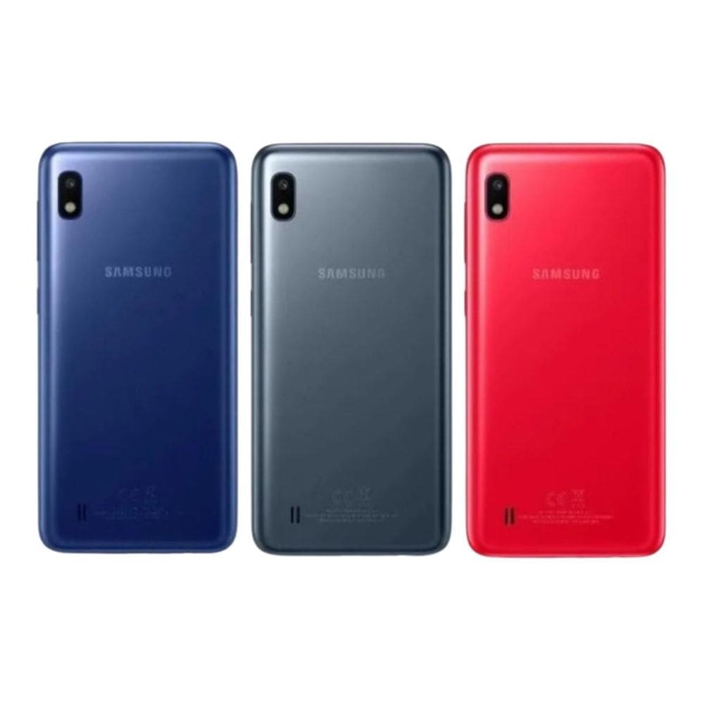 Traseira Para Samsung Galaxy A10 Sm-A105 Azul