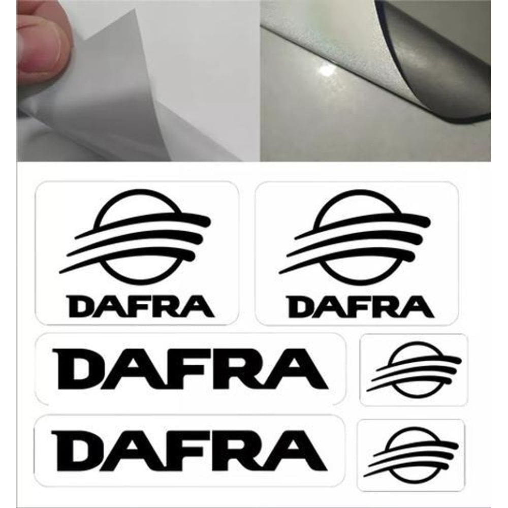 Kit Adesivo Refletivo Capacete Compatível Dafra Ktcp43