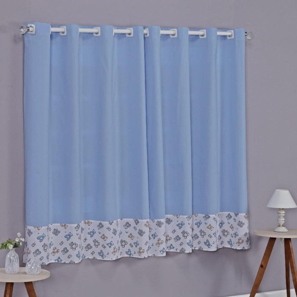 Cortina Baby 2 Metros Quarto Bebê Infantil Menino Menina