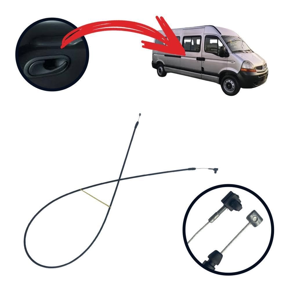 Cabo Maçaneta Interna Porta Lateral Master Iii 2013 Em Diant