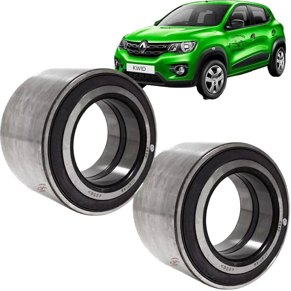 Par Rolamento Duplo C/Abs Roda Dianteira Kwid 2019