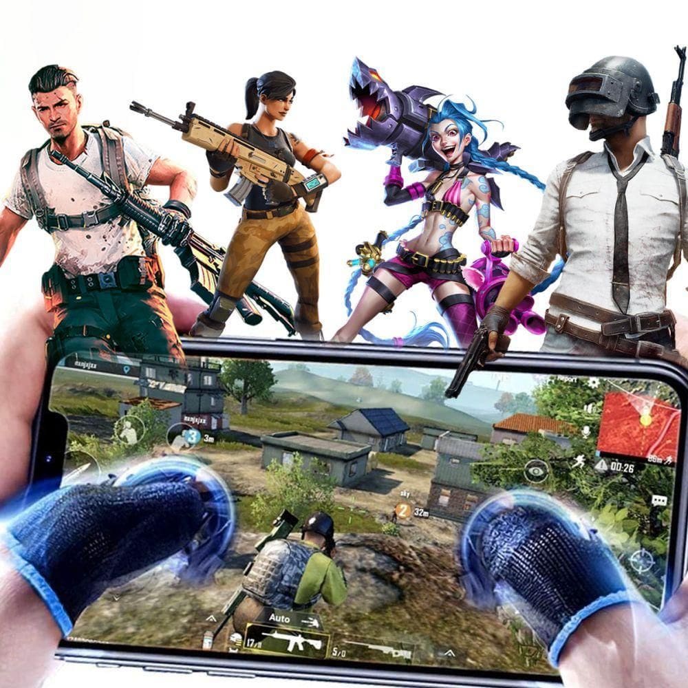 12X Luvinha Luva Dedo Gamer Jogar Competitivo