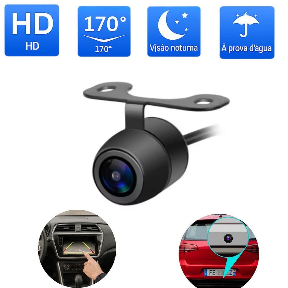 Câmera Borboleta Automotiva Colorida Compacta