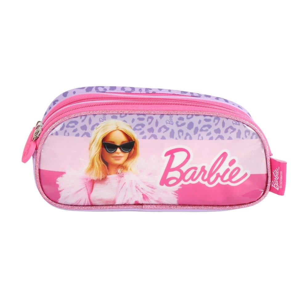 Estojo Infantil Escolar Triplo - Barbie Sunglass - Luxcel