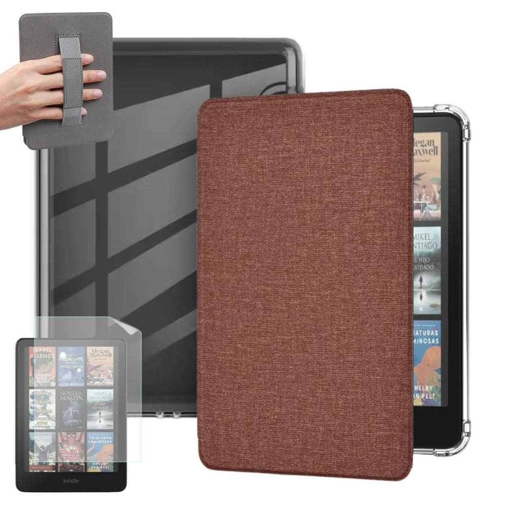 Case Tecido Alça Para Kindle Colorsoft 7 Polegadas+ Película