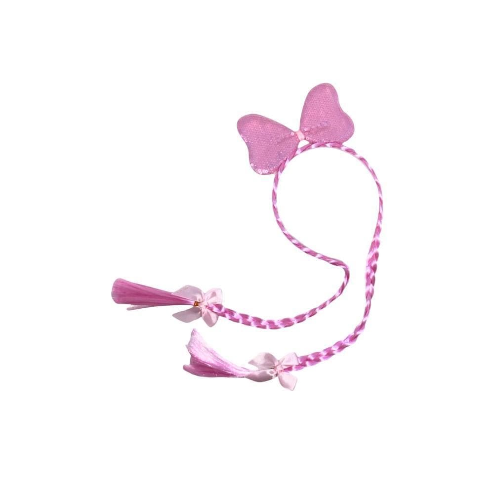 Tiara Com Laço E Trança Yoss