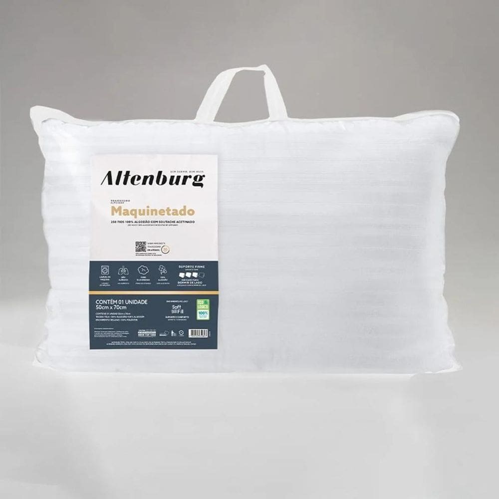 Travesseiro Maquitado 50Cm X 70Cm Altenburg