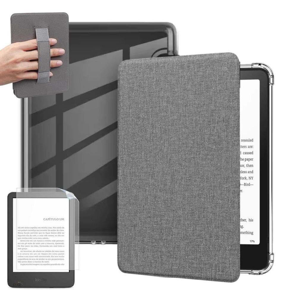 Capa Acrílico Alça Para Kindle Paperwhite Sa569P + Película