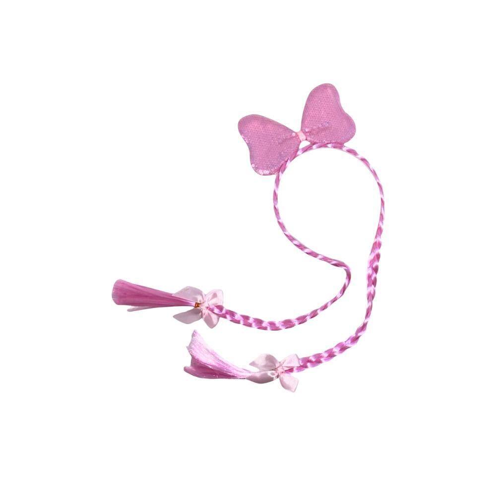 Tiara Com Laço E Trança Yoss