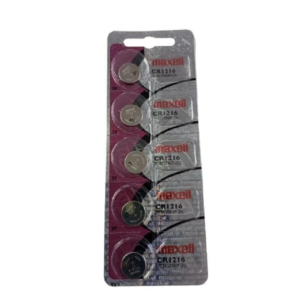 Bateria Cr1216 3V Maxell Com 5 Unidades