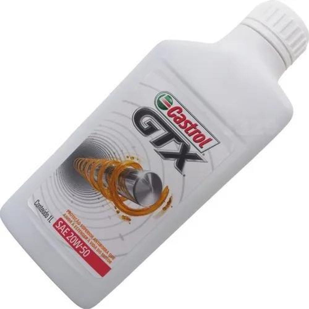 2X 1 Litro Óleo Motor Mineral Castrol Gtx Antiborra Sae 20W5