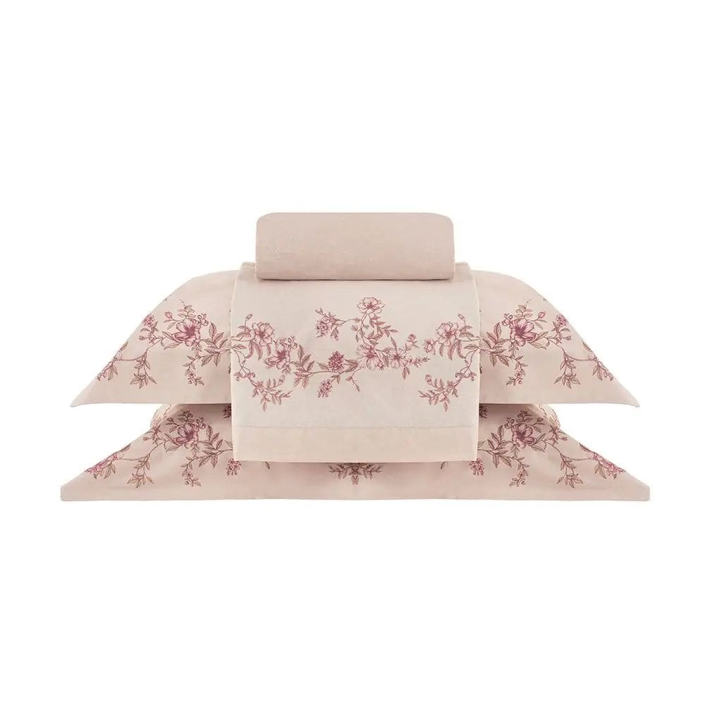 Jogo de Cama Olga Gran Percalle 200 Fios - Queen - 4 Peças - Buddemeyer