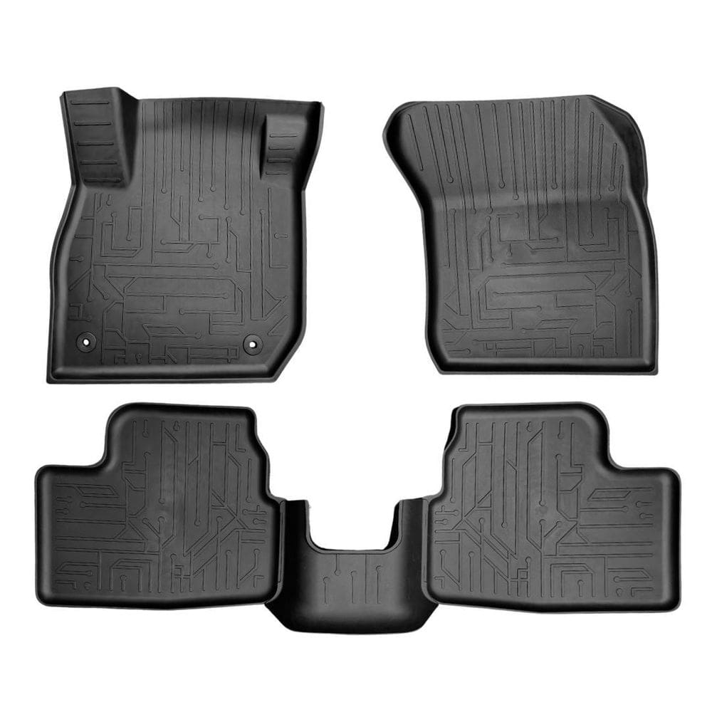 Tapete Tipo Bandeja 4P Preto Modelo T-Cross 2019 Em Diante