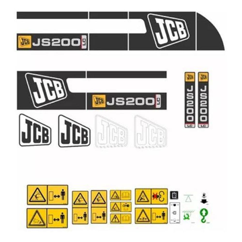 Kit Adesivos - Jcb Js 200 Lc