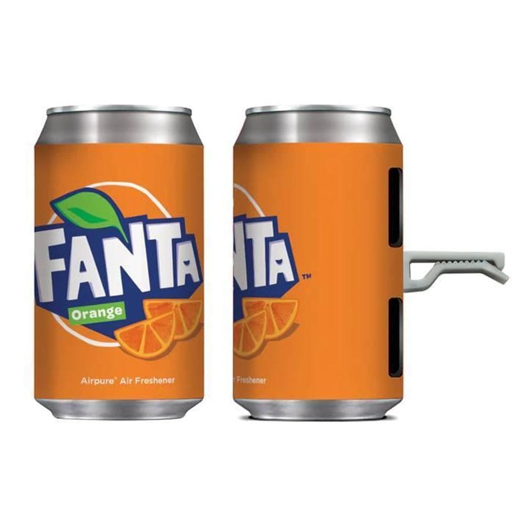 Aromatizante Coca Cola Fanta Lanranja Lata 3D Air Clip