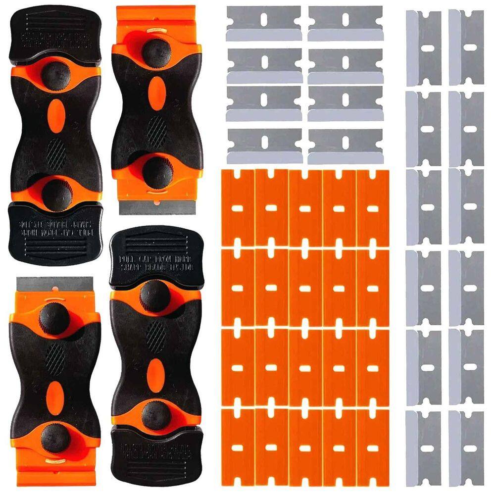 Kit 4 Raspadores De Vidro Ratinho Espátula Insulfilm Adesivo