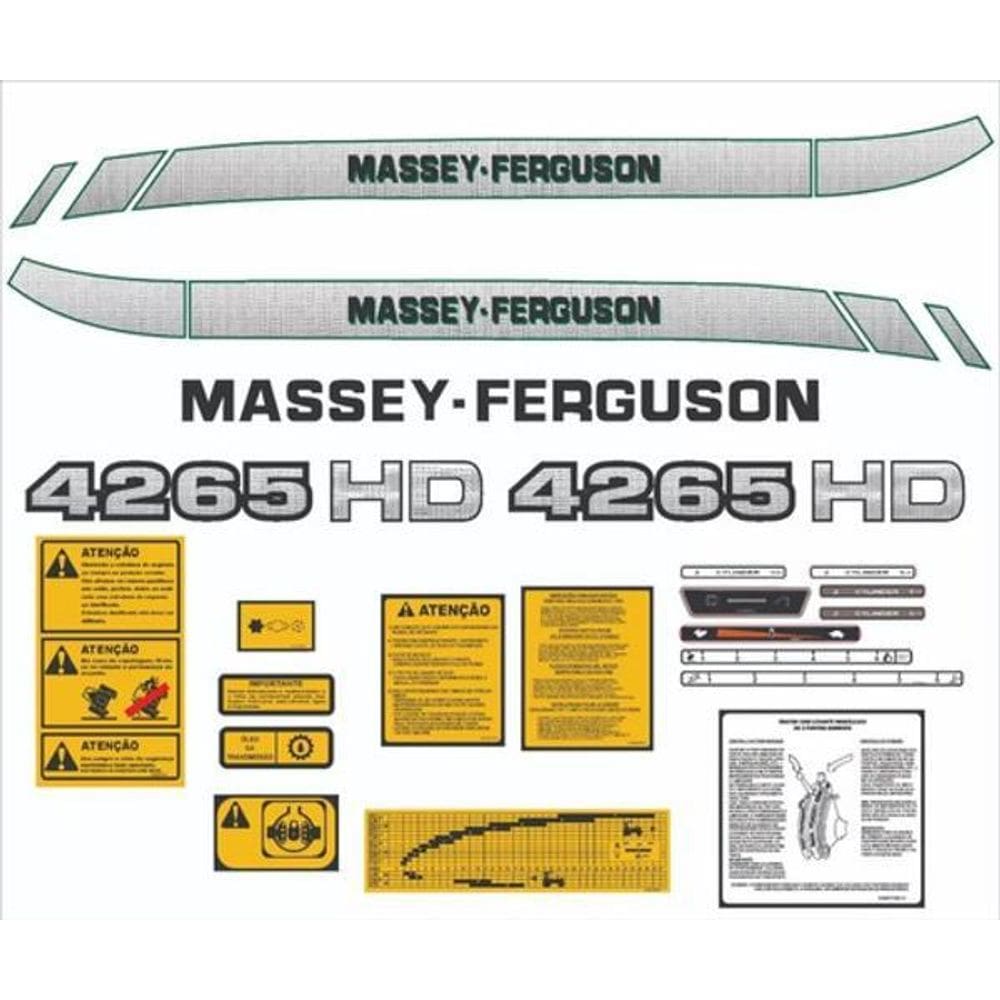 Kit Adesivos Massey Ferguson 4265 Hd