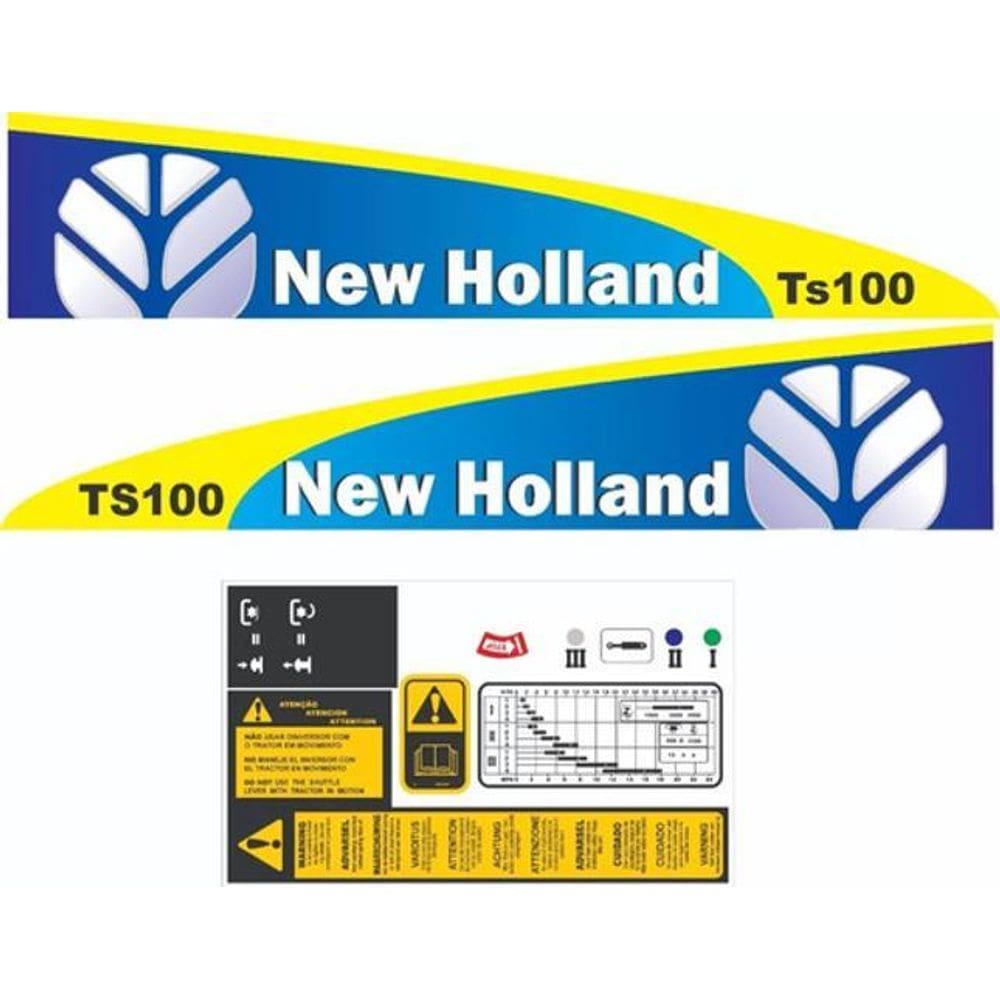 Kit Adesivos - New Holland Ts100