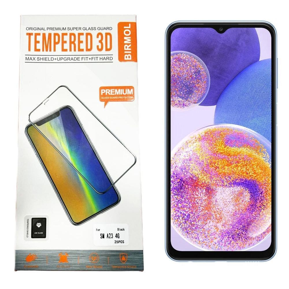 Caixa Película Temperada Compatível Samsung Galaxy A23 4G