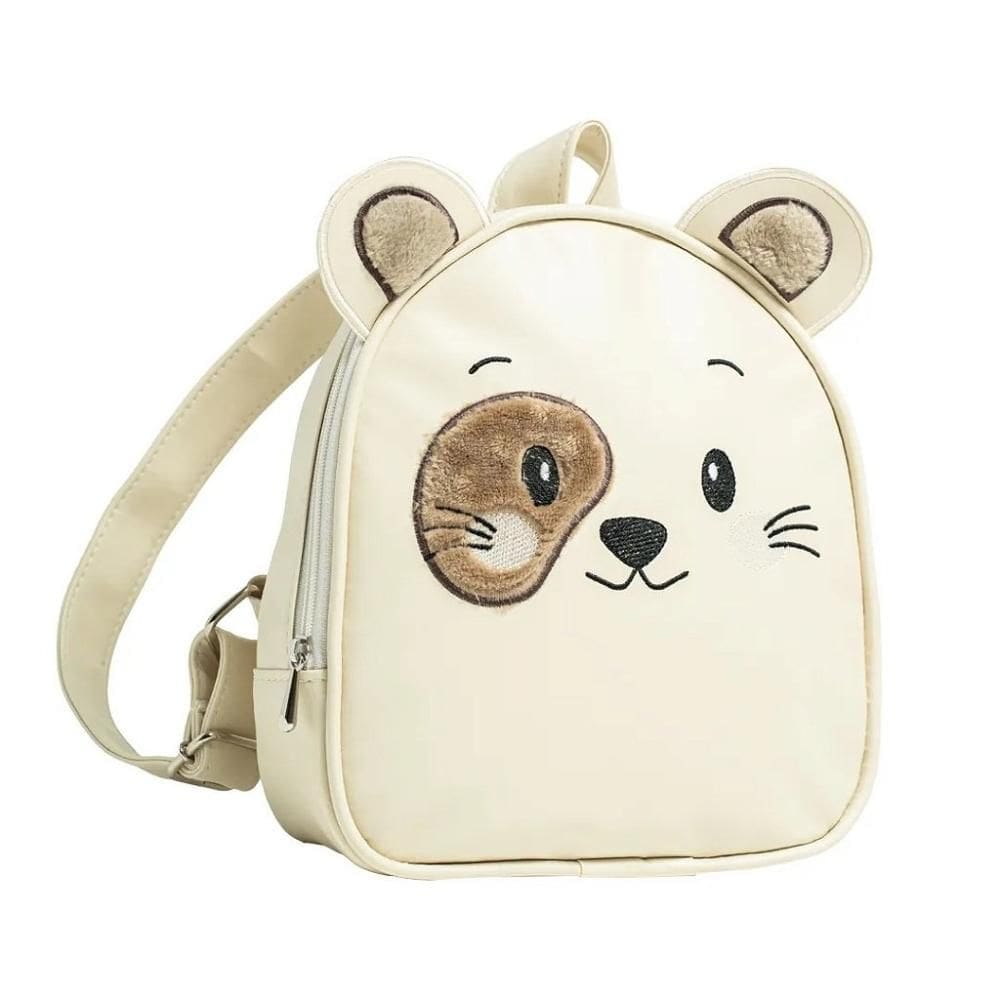 Mochila de Passeio Hug Fun Cachorro Bege