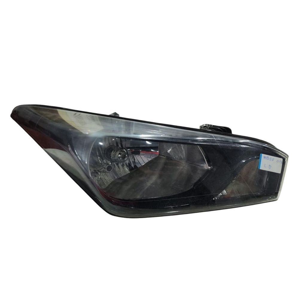 Farol Direito Hb20 2013 A 2019 Máscara Negra Com Detalhe