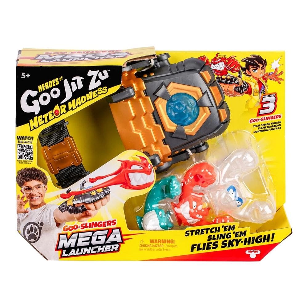 Goo Jit Zu Meteor Madness Mega Lançador Com 3 Goo Slingers - Sunny 4409