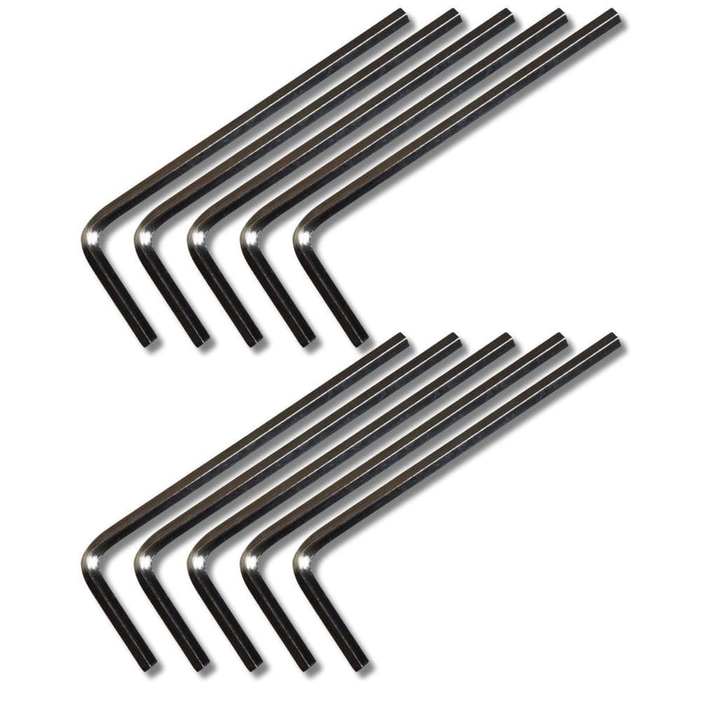 Kit 10 Chave Tensor Allen 4Mm Cromada Deval