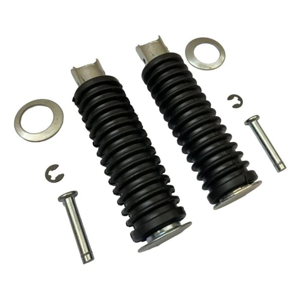 Pedaleira Traseira Redonda Trax Star 50 - Par