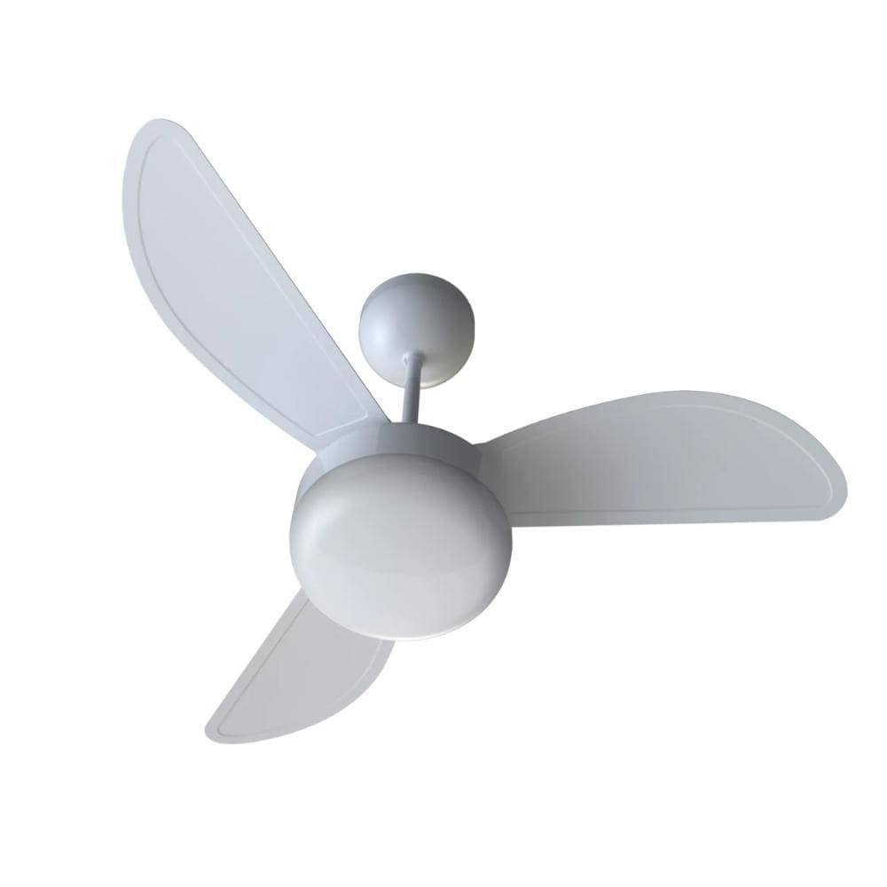 Ventilador de Teto Ventisol Inverter LED 18W 30W com Controle Remoto Branco Bivolt