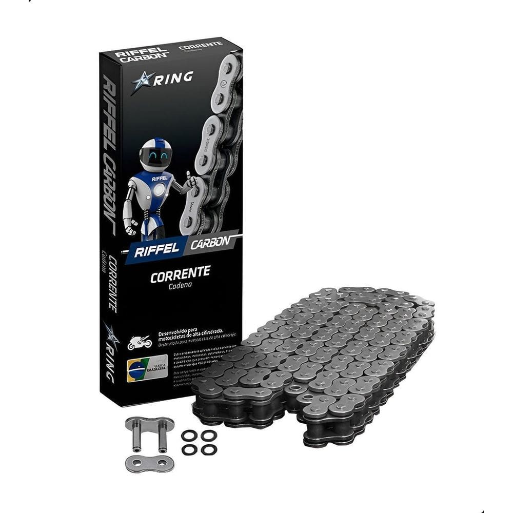Corrente Riffel Carbon Com Retentor 530Ex X 120L