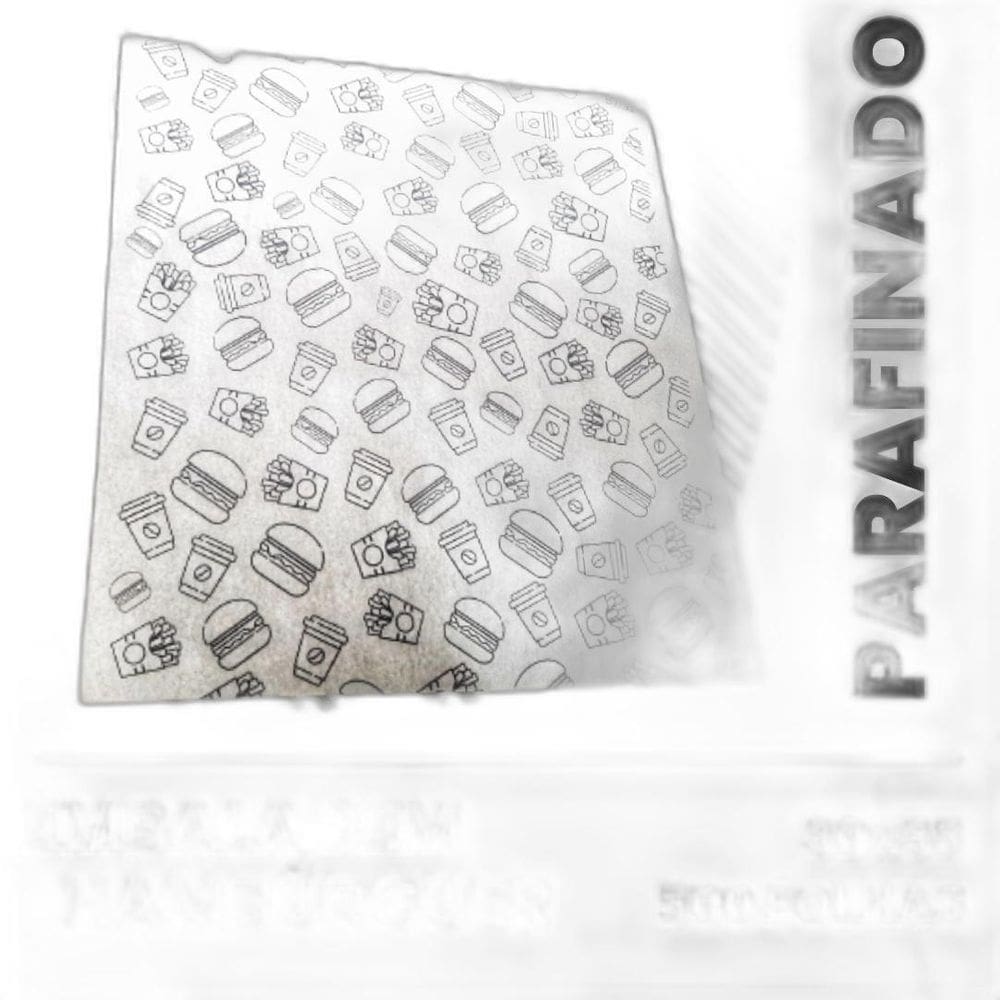 Papel Manteiga Embalar Embrulhar Segurar Hamburguer 30X38