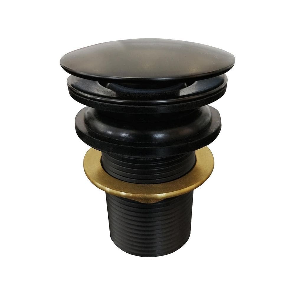 Válvula Click Preta Fosca Para Cubas