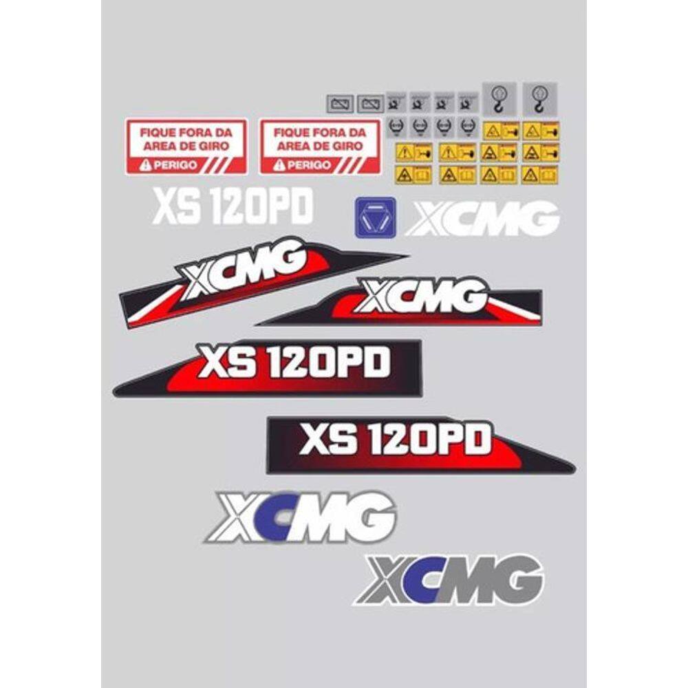 Kit Adesivos - Xcmg Xs120Pd