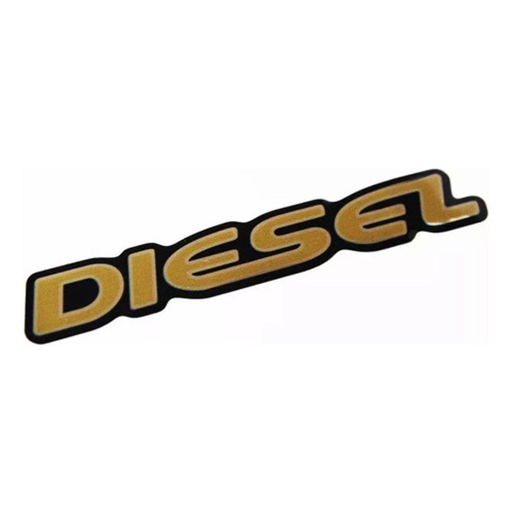 Adesivo Resinado Diesel S10 Dourado S10R40