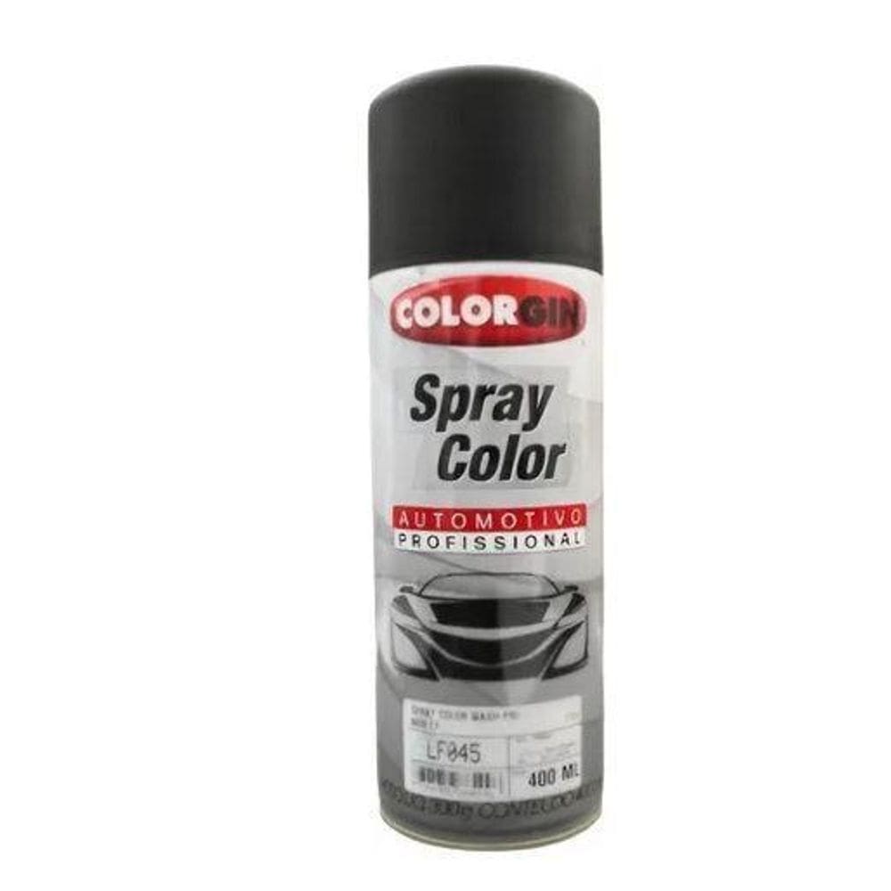 Colorgin Spray Preto Fosco Vinil. Mono Lf 400Ml