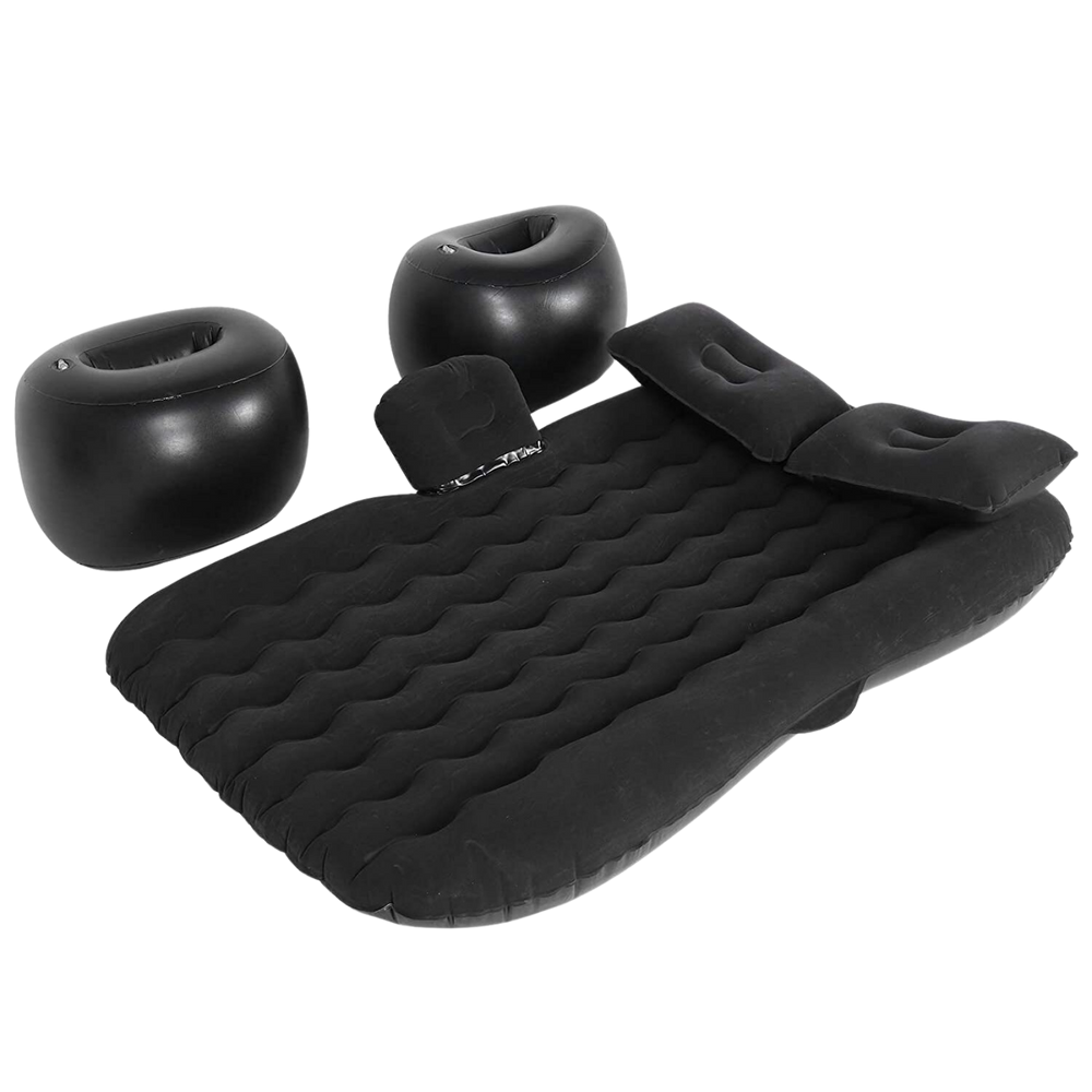 Cama Inflável Colchão Carro Veicular Viagem Preto Resistente