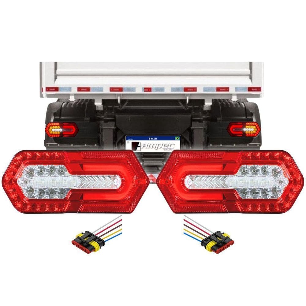 MP - Kit Lanterna Traseira Turn Led Sinalsul
