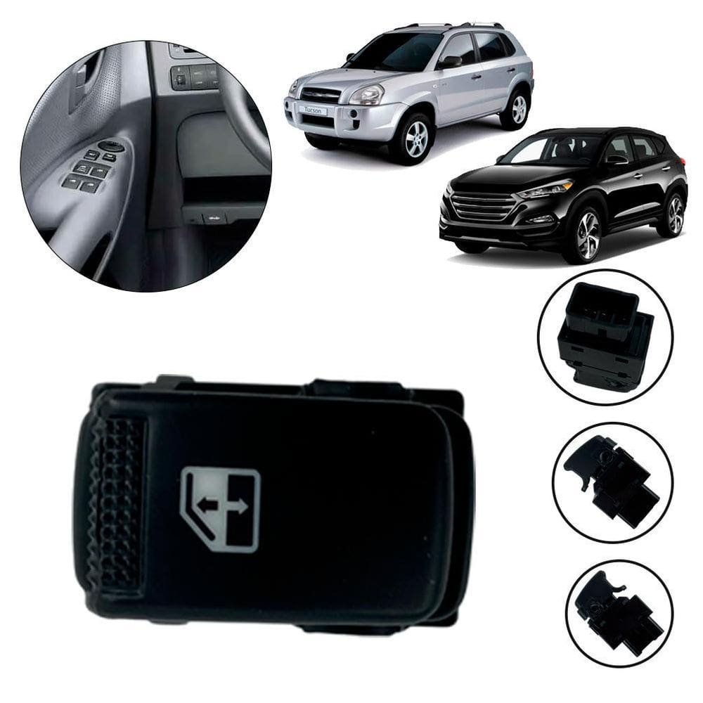 Botão Vidro Elétrico Tucson 2009 A 2016