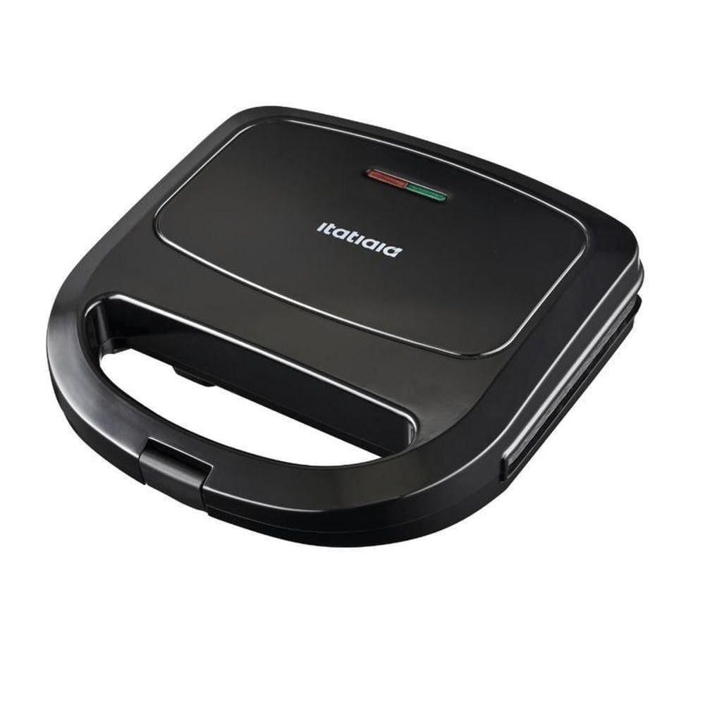 Grill E Sanduicheira Elétrica Itatiaia Preto Essencial 110V