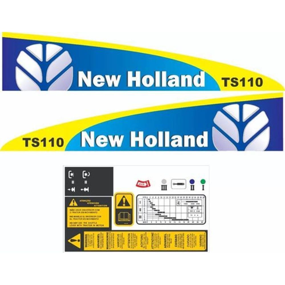 Kit Adesivos - New Holland Ts110