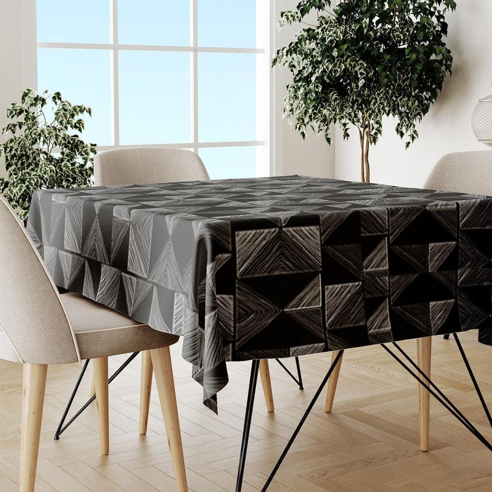 Toalha Mesa Plástica Térmica Cs Etnia Pt 8 10 Lugares 2,50