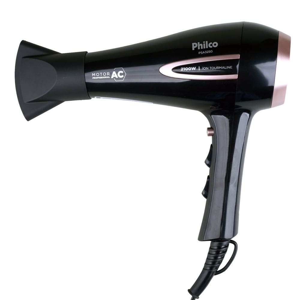Secador De Cabelo Philco PSA3250 Preto 220V