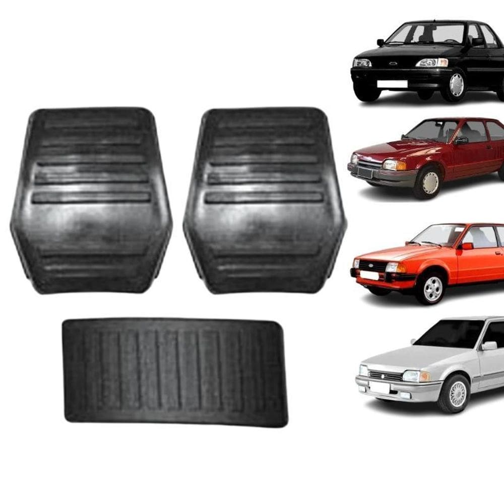 Kit De Capa De Pedal Freio/Acelerador/Embreagem Escort