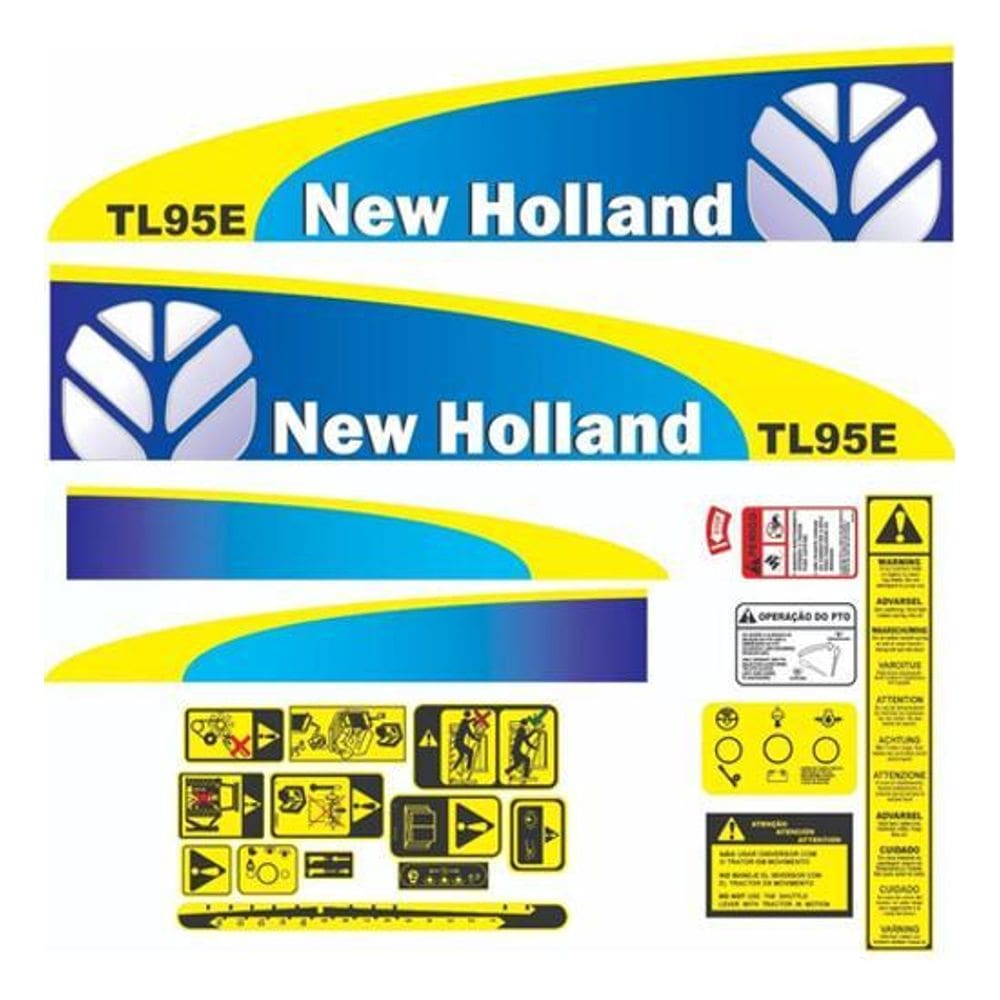 Kit Adesivos - New Holland Tl95E