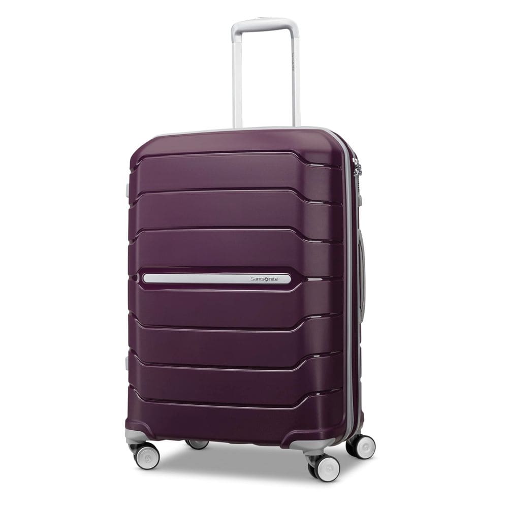 Mala Samsonite Freeform Hardside expansível de 24 polegadas roxa