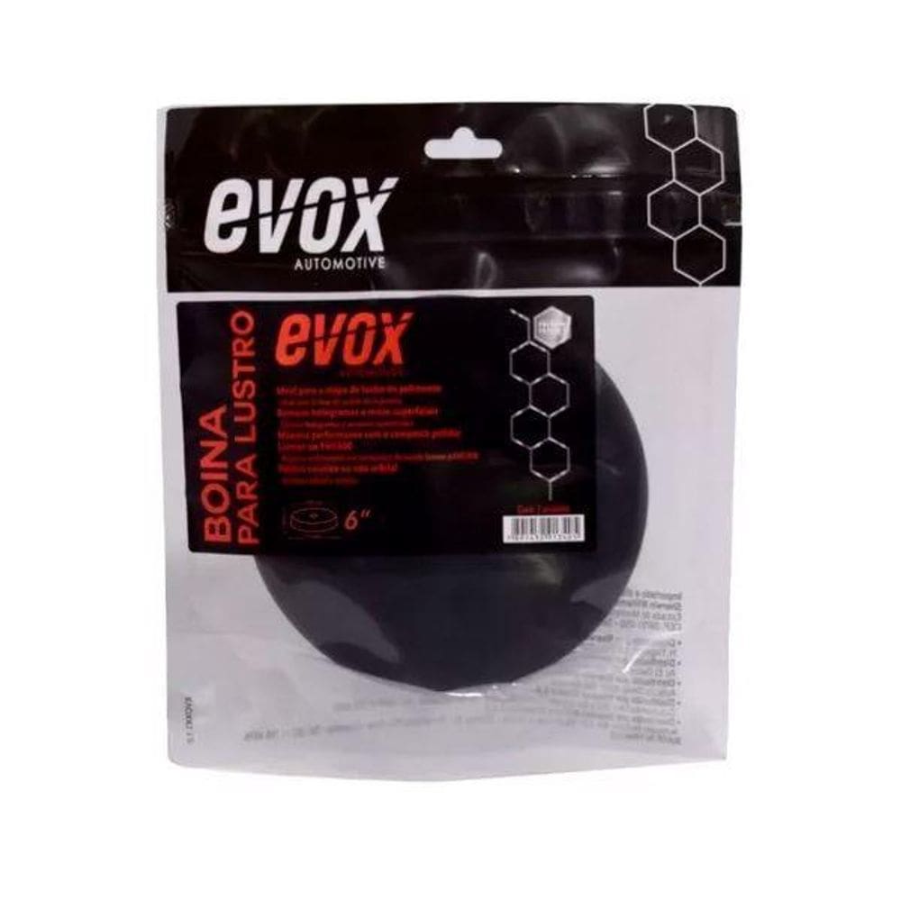 Evox Boina Espuma Lustro Preta 6