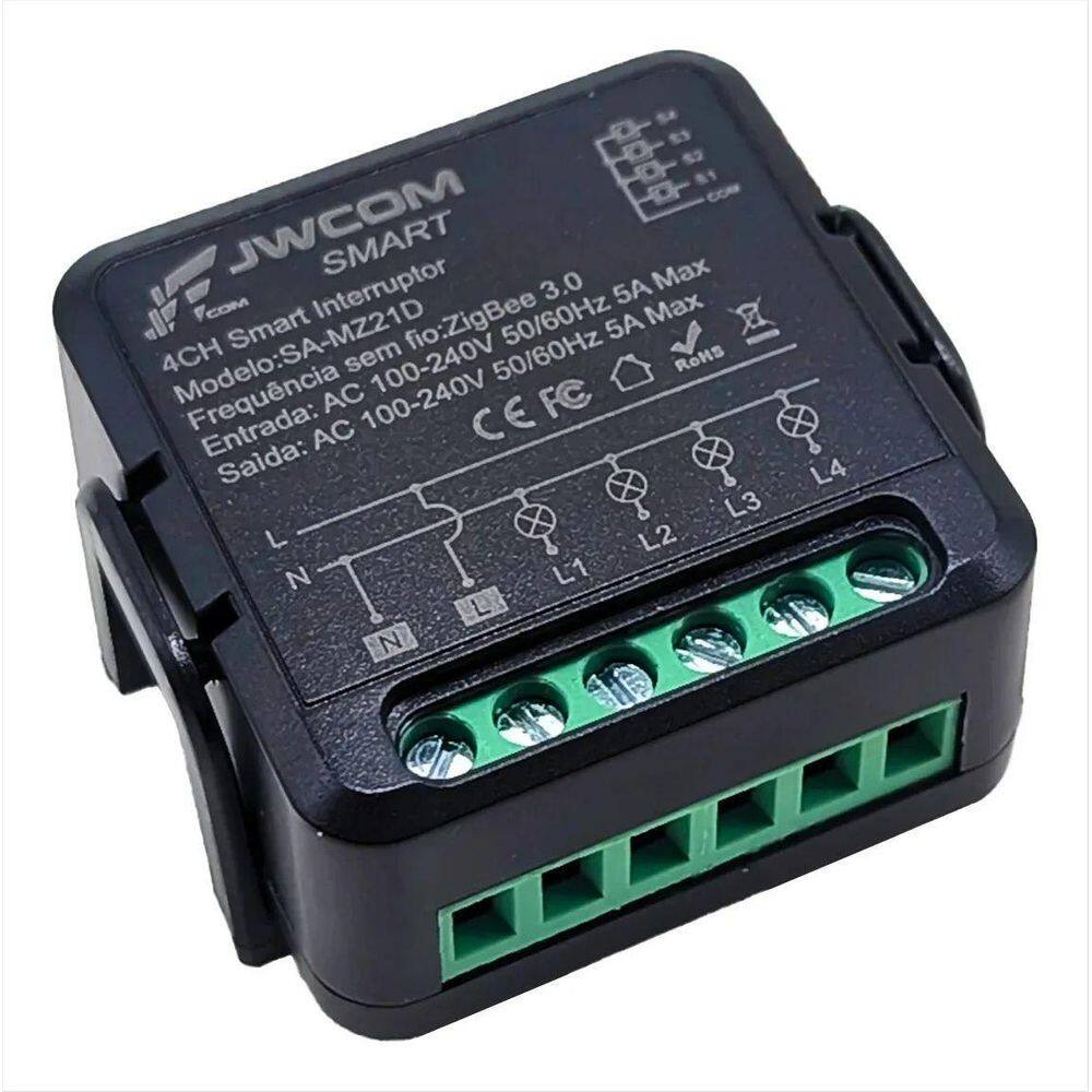 MP - Mo dulo Mini Inteligente Jwcom Zigbee 4