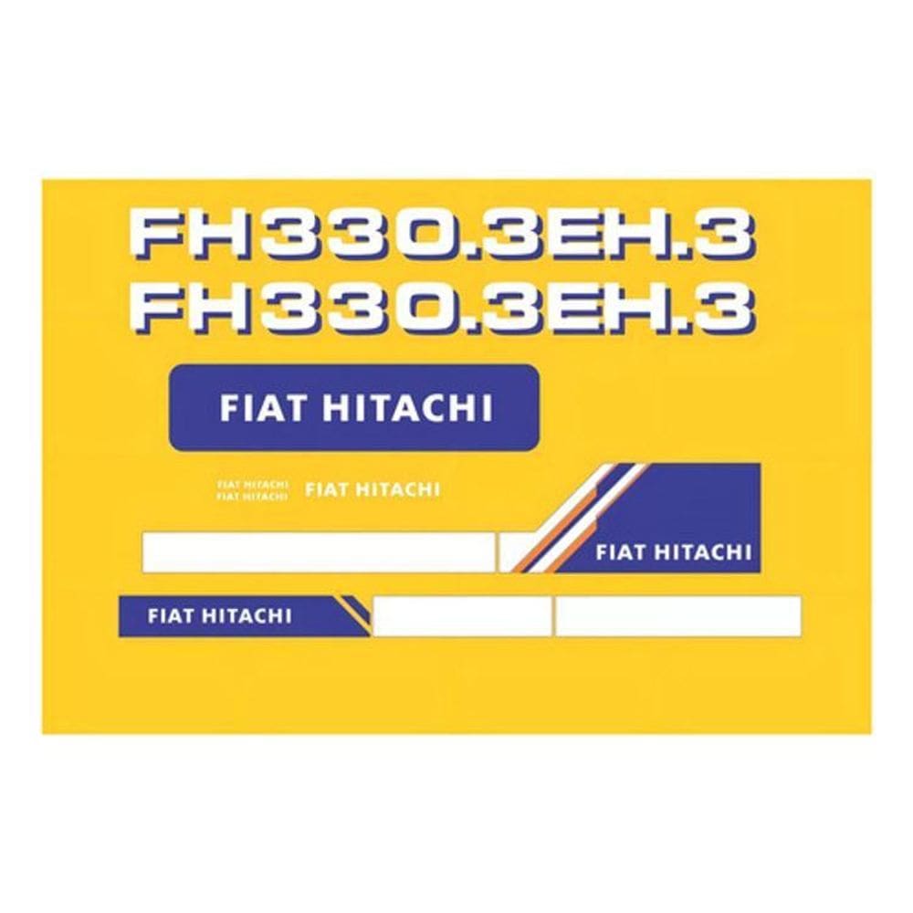 Kit Adesivos Fiat Hitachi Fh 330.3Eh.3