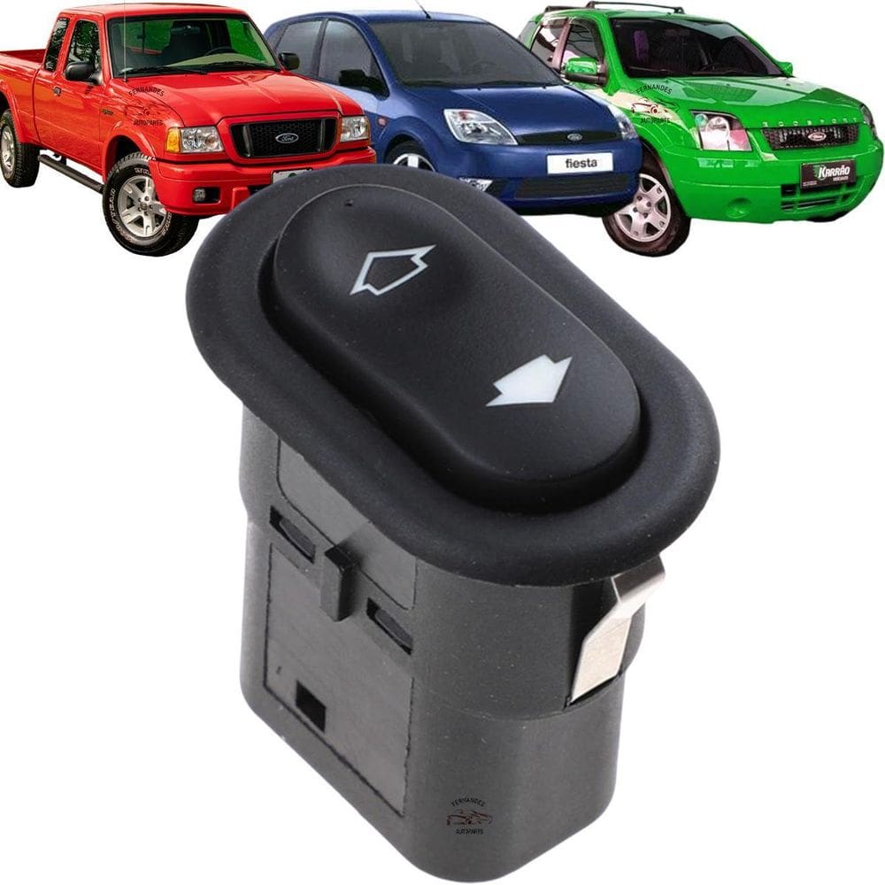 Botão Interruptor Vidro Elétrico Fiesta Ecosport Ranger