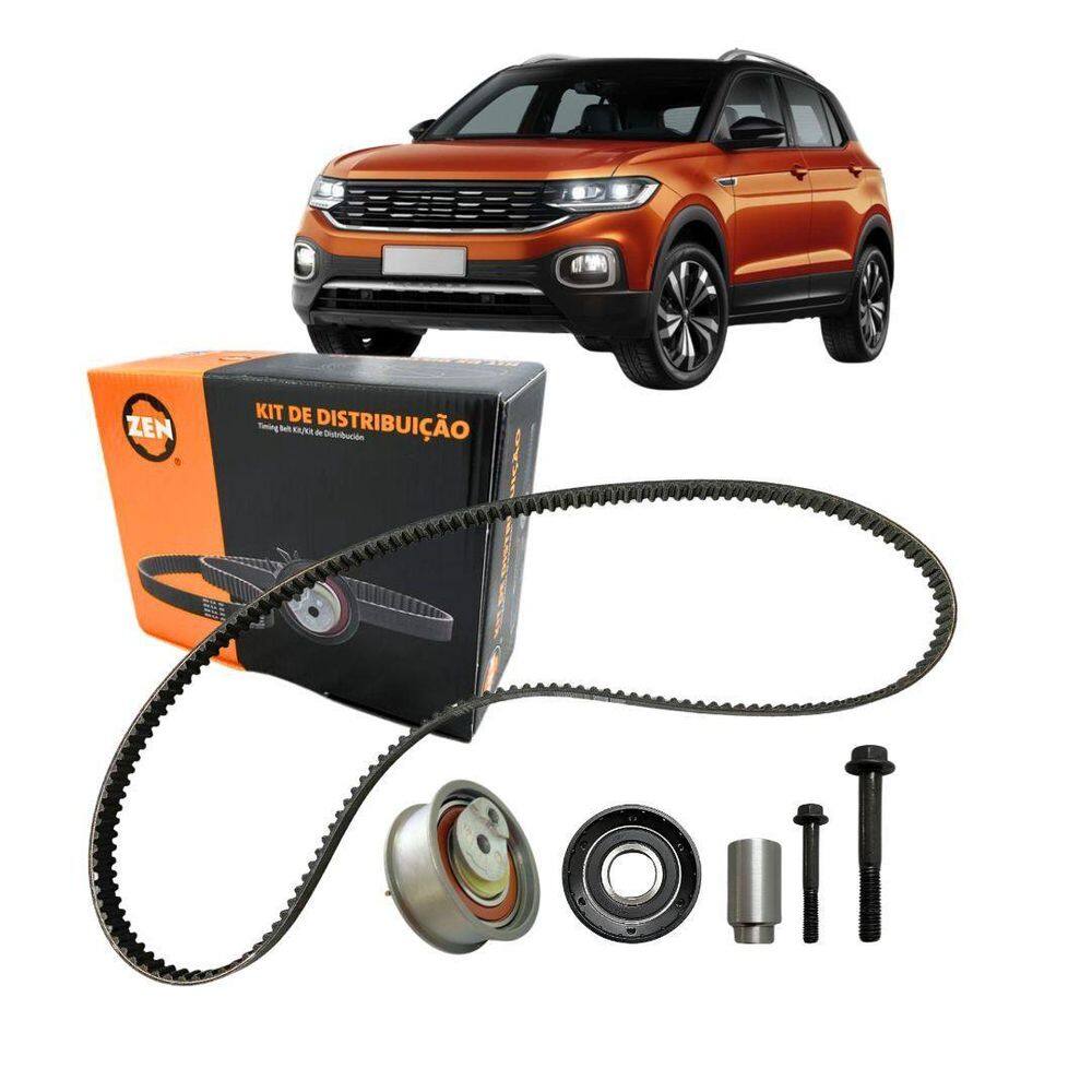 Kit Polia Tensor Correia Dentada Para T-Cross 1.4 Após 2018